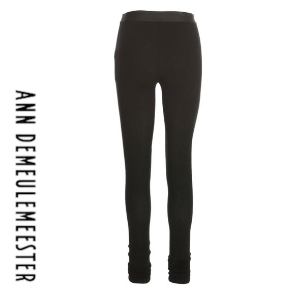 Ann Demeulemeester Trousers Black legging pants size XS - Picture 2 of 4